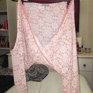 Charlotte Russe Crop top blouse.